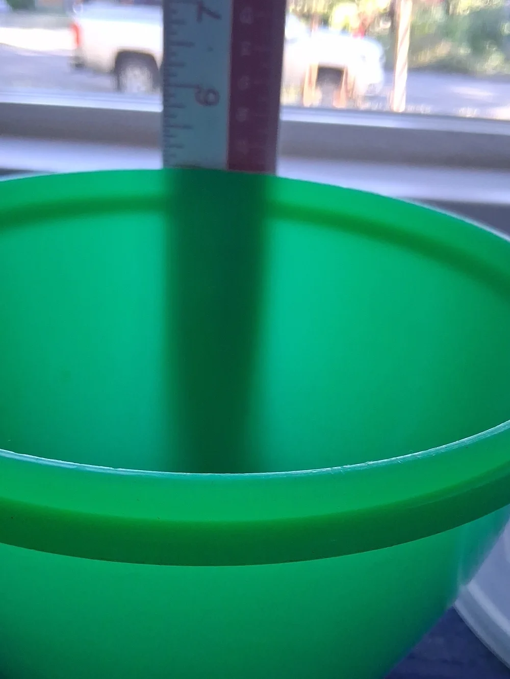 Vintage Tupperware Bright Green Mixing Bowl Set with Lids and Colander